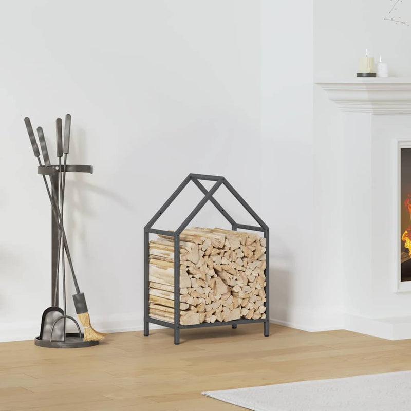 Load image into Gallery viewer, Vidaxl brandhoutrek 40x25x60 cm koudgewalst staal antracietkleurig
