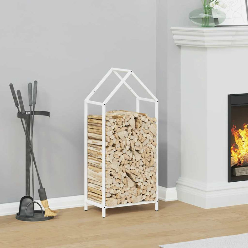 Load image into Gallery viewer, Vidaxl brandhoutrek 40x25x90 cm koudgewalst staal wit
