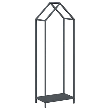 Vidaxl brandhoutrek 40x25x120 cm koudgewalst staal antraciet