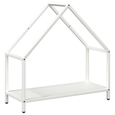 Vidaxl brandhoutrek 60x25x60 cm koudgewalst staal wit