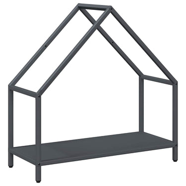 Vidaxl brandhoutrek 60x25x60 cm koudgewalst staal antracietkleurig