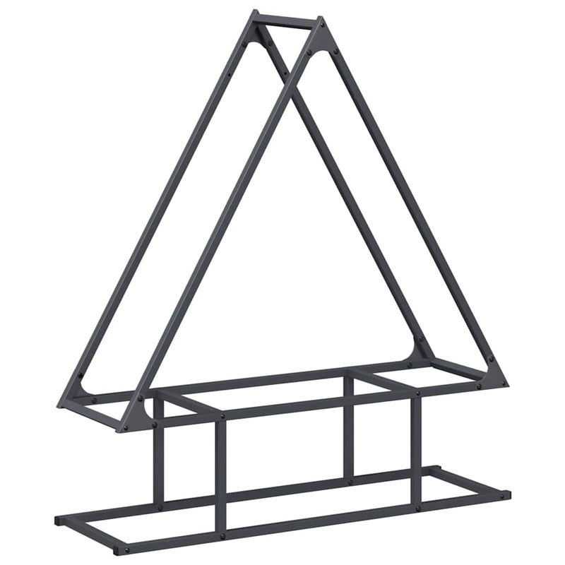 Load image into Gallery viewer, Vidaxl brandhoutrek 80x25x90 cm koudgewalst staal antracietkleurig
