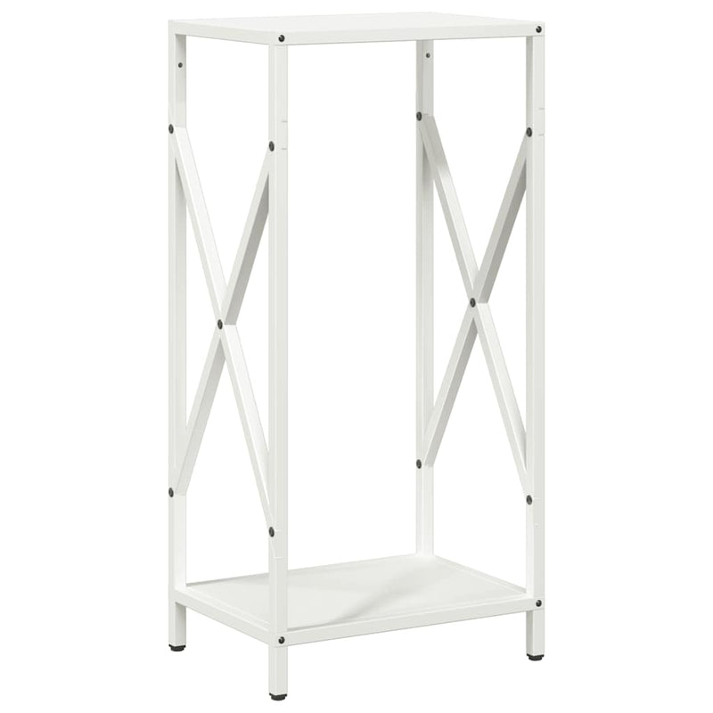 Load image into Gallery viewer, Vidaxl brandhoutrek 34x25x70 cm koudgewalst staal wit
