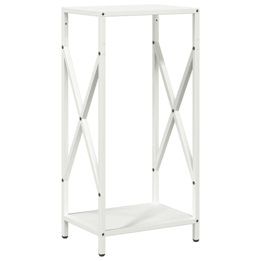 Vidaxl brandhoutrek 34x25x70 cm koudgewalst staal wit