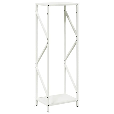 Vidaxl brandhoutrek 34x25x100 cm koudgewalst staal wit