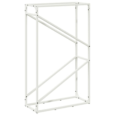 Vidaxl brandhoutrek 60x25x100 cm koudgewalst staal wit