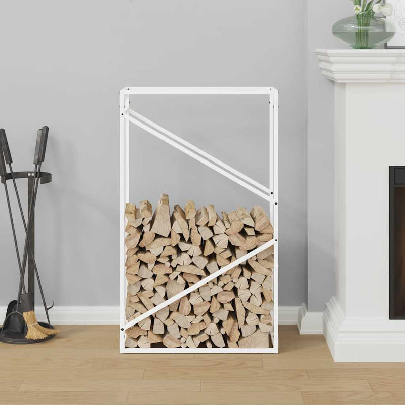 Load image into Gallery viewer, Vidaxl brandhoutrek 60x25x100 cm koudgewalst staal wit
