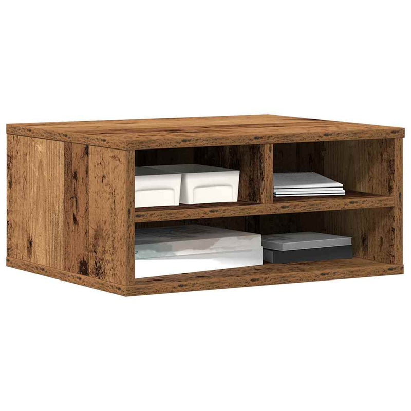 Load image into Gallery viewer, Vidaxl printerstand met opslag oudhout 49 x 40 x 22.5 cm bewerkt hout
