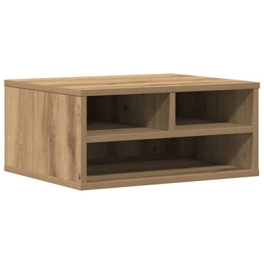 Vidaxl printerstand artisan eiken 49 x 40 x 22.5 cm bewerkt hout