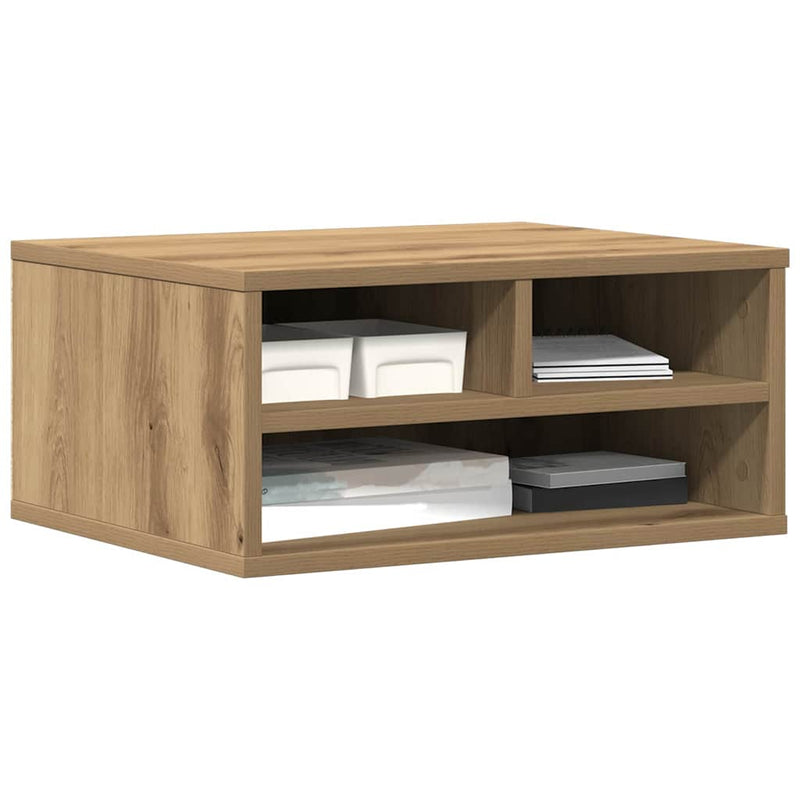 Load image into Gallery viewer, Vidaxl printerstand artisan eiken 49 x 40 x 22.5 cm bewerkt hout
