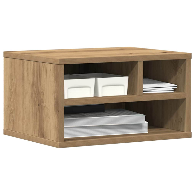 Load image into Gallery viewer, Vidaxl printerstand artisan eiken 40 x 32 x 22,5 cm bewerkt hout
