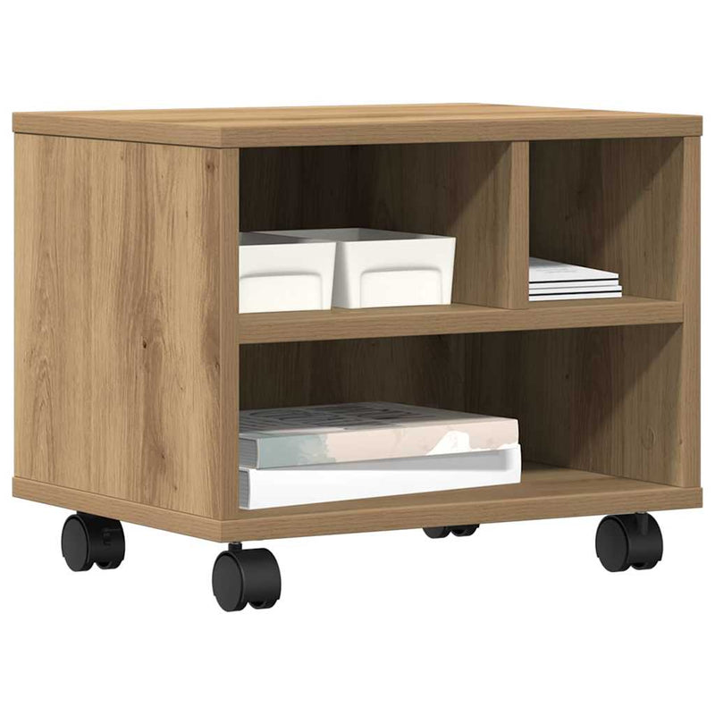 Load image into Gallery viewer, Vidaxl printerstand artisan eiken 41 x 32 x 33.5 cm bewerkt hout
