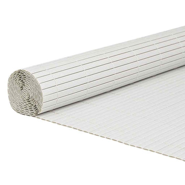 Vidaxl tuinhek dubbelzijdig wit 1,8x3 m pvc