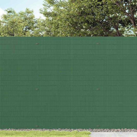 Vidaxl tuinhek dubbelzijdig groen 1,8x5 m pvc