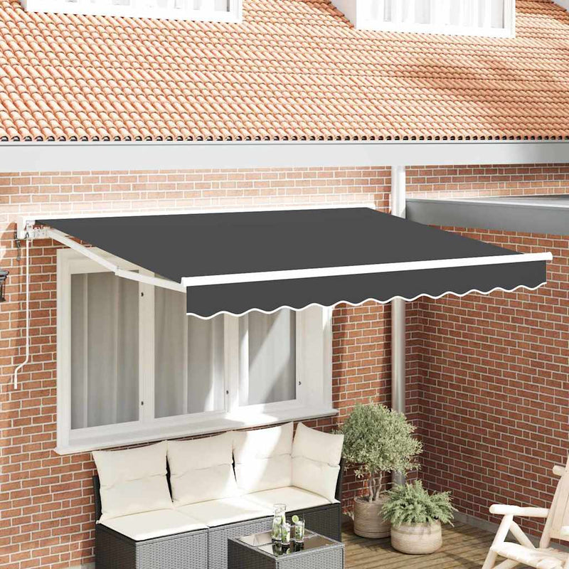 Load image into Gallery viewer, Vidaxl inklapbaar zonnescherm antraciet 250 x 200 cm

