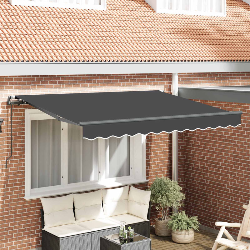 Load image into Gallery viewer, Vidaxl uitschuifbare luifel antraciet 250 x 200 cm stof
