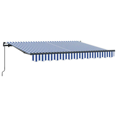 Vidaxl inklapbaar zonnescherm blauw 300 x 200 cm stof