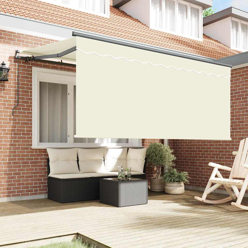Load image into Gallery viewer, Vidaxl inklapbaar zonnescherm crème 300 x 200 cm
