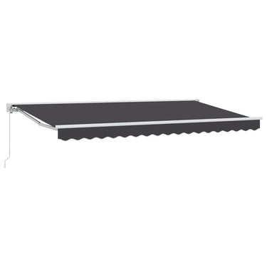 Vidaxl inklapbaar zonnescherm antraciet 350 x 200 cm