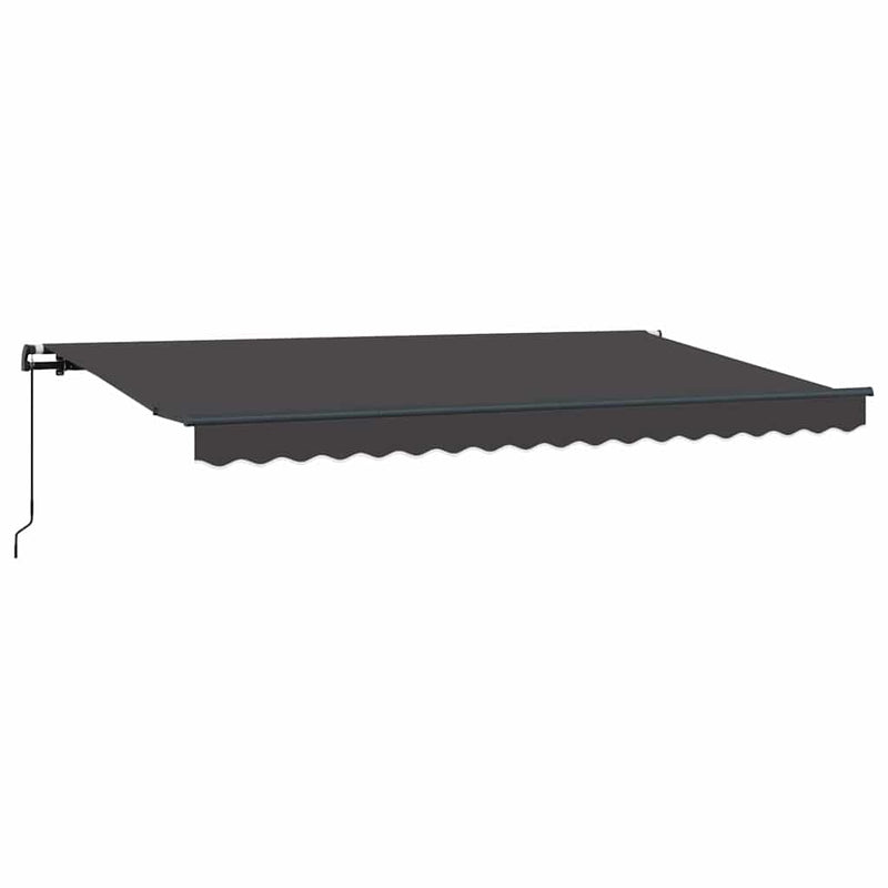 Load image into Gallery viewer, Vidaxl inklapbaar zonnescherm antraciet 350 x 200 cm stof
