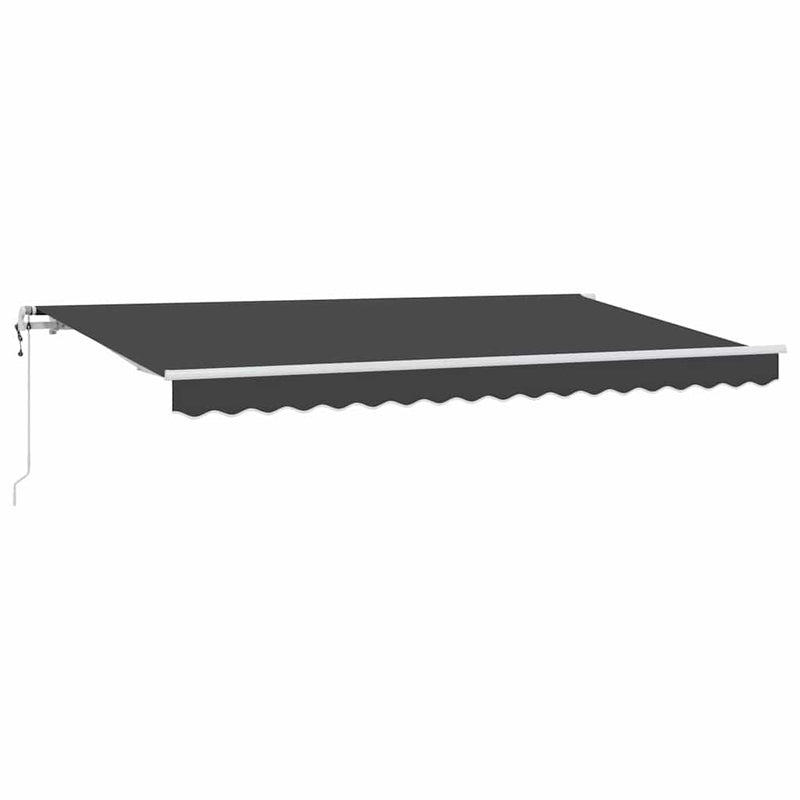 Load image into Gallery viewer, Vidaxl inklapbaar zonnescherm antraciet 350 x 200 cm stof
