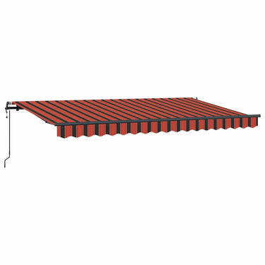 Vidaxl inklapbaar zonnescherm oranje 350 x 200 cm stof