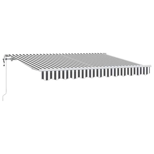 Vidaxl inklapbaar zonnescherm antraciet 350 x 200 cm stof