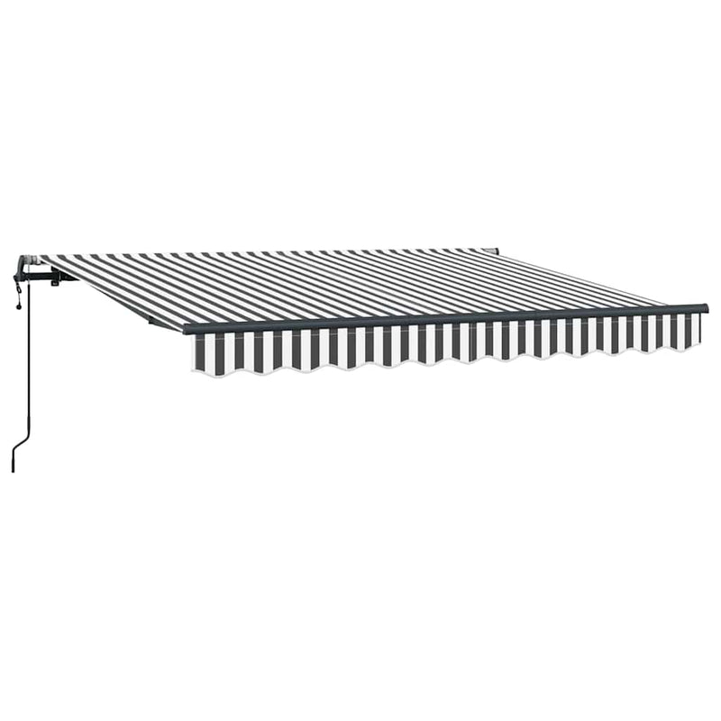Load image into Gallery viewer, Vidaxl inklapbaar zonnescherm antraciet 350 x 200 cm stof
