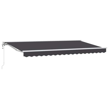 Vidaxl inklapbaar zonnescherm antraciet 400 x 200 cm
