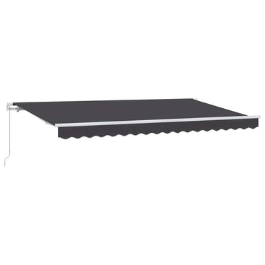 Vidaxl inklapbaar zonnescherm antraciet 400 x 200 cm stof