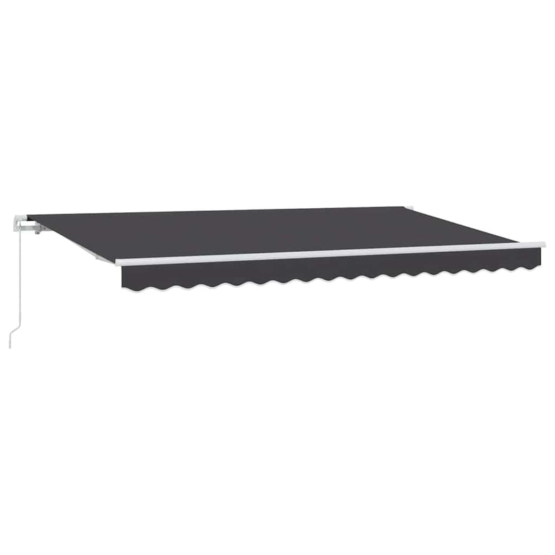 Load image into Gallery viewer, Vidaxl inklapbaar zonnescherm antraciet 400 x 200 cm stof
