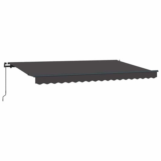 Vidaxl inklapbaar zonnescherm antraciet 400 x 200 cm stof
