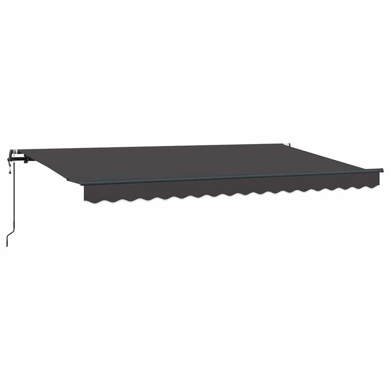Load image into Gallery viewer, Vidaxl inklapbaar zonnescherm antraciet 400 x 200 cm stof

