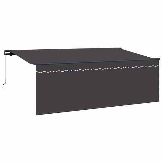 Vidaxl inklapbaar zonnescherm antraciet 400 x 200 cm
