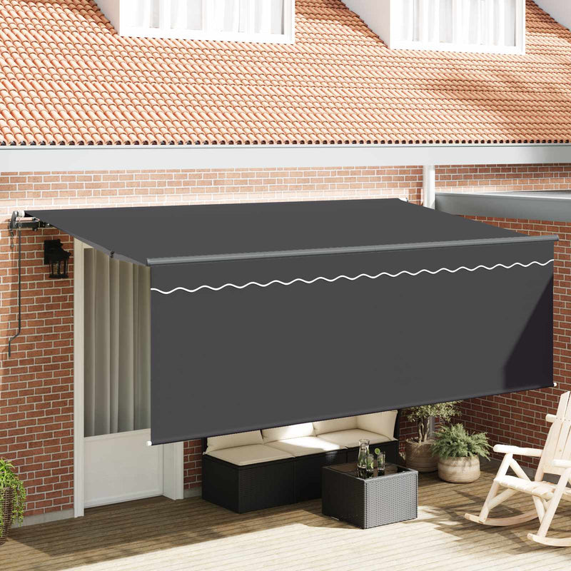 Load image into Gallery viewer, Vidaxl uitschuifbare luifel antraciet 400 x 200 cm
