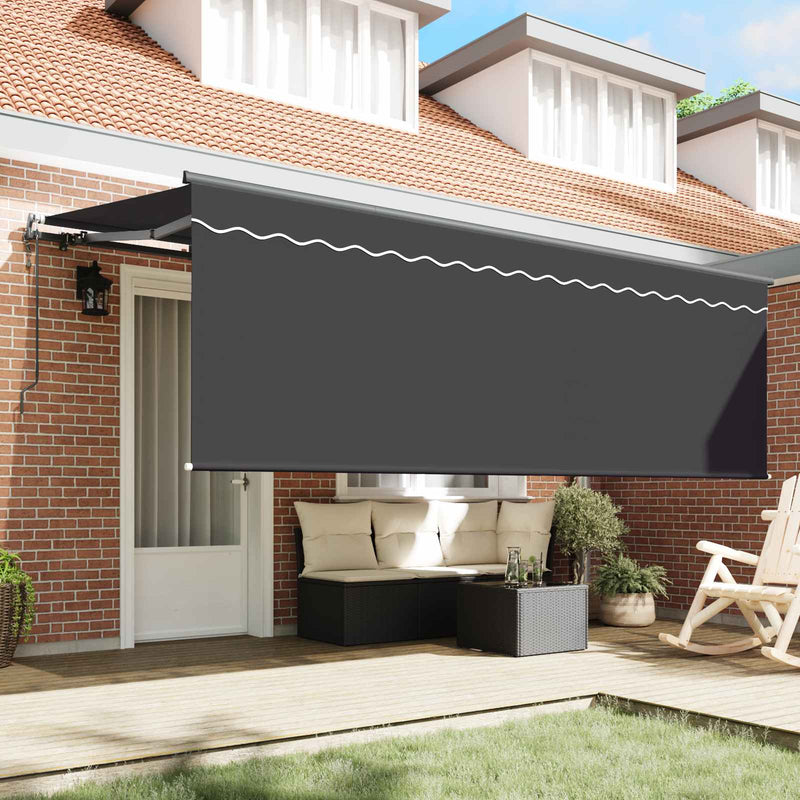 Load image into Gallery viewer, Vidaxl uitschuifbare luifel antraciet 400 x 200 cm
