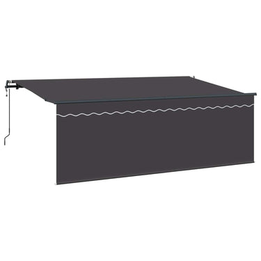 Vidaxl inklapbaar zonnescherm antraciet 400 x 200 cm