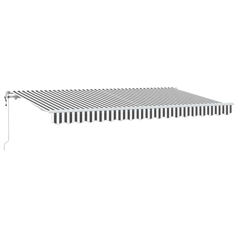 Load image into Gallery viewer, Vidaxl inklapbaar zonnescherm antraciet 400 x 200 cm stof
