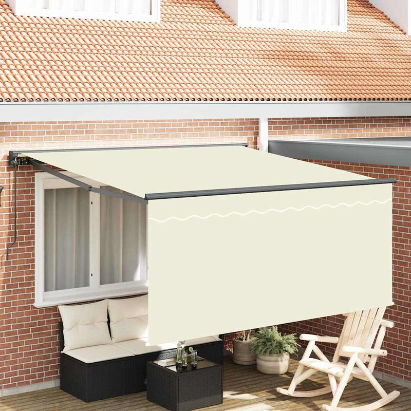 Load image into Gallery viewer, Vidaxl inklapbaar zonnescherm crème 300 x 250 cm
