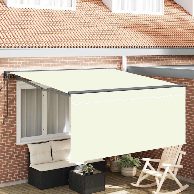 Load image into Gallery viewer, Vidaxl inklapbaar zonnescherm crème 300 x 250 cm
