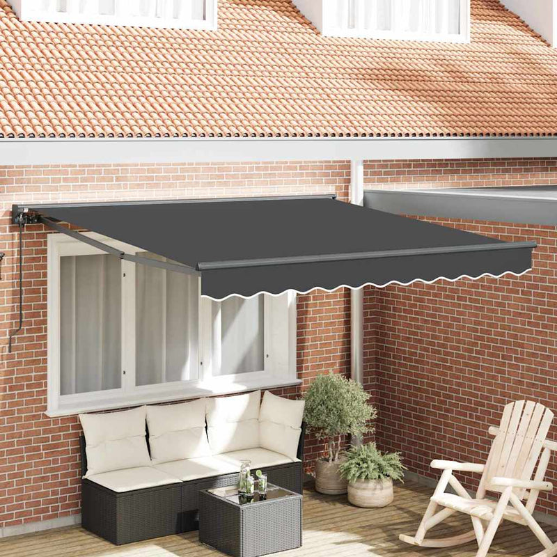Load image into Gallery viewer, Vidaxl inklapbaar zonnescherm antraciet 300 x 250 cm
