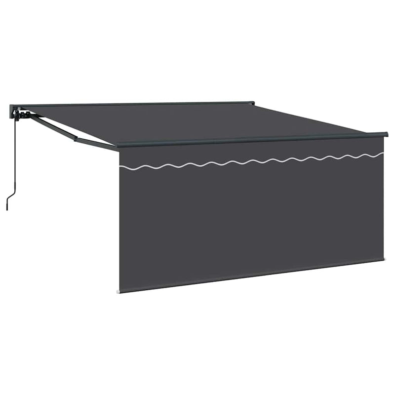Load image into Gallery viewer, Vidaxl inklapbaar zonnescherm antraciet 300 x 250 cm
