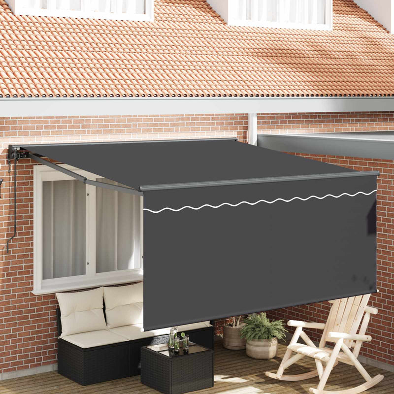 Load image into Gallery viewer, Vidaxl uitschuifbare luifel antraciet 300 x 250 cm
