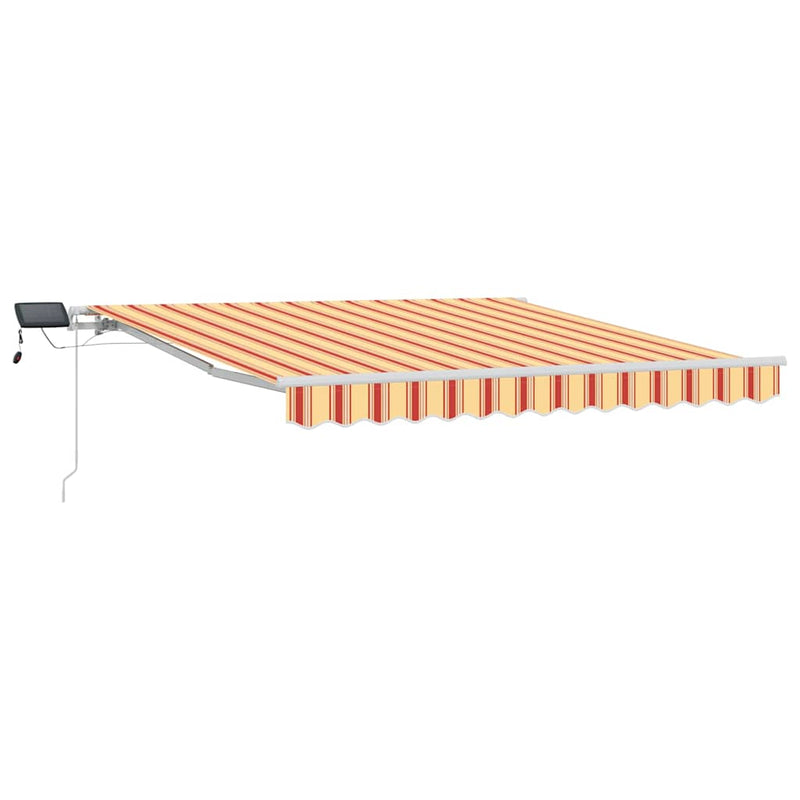 Load image into Gallery viewer, Vidaxl inklapbaar zonnescherm geel en oranje 300 x 250 cm
