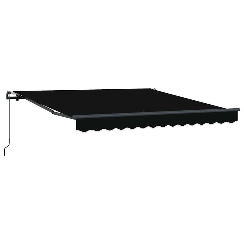 Load image into Gallery viewer, Vidaxl inklapbaar zonnescherm zwart 300 x 250 cm polyester en staal
