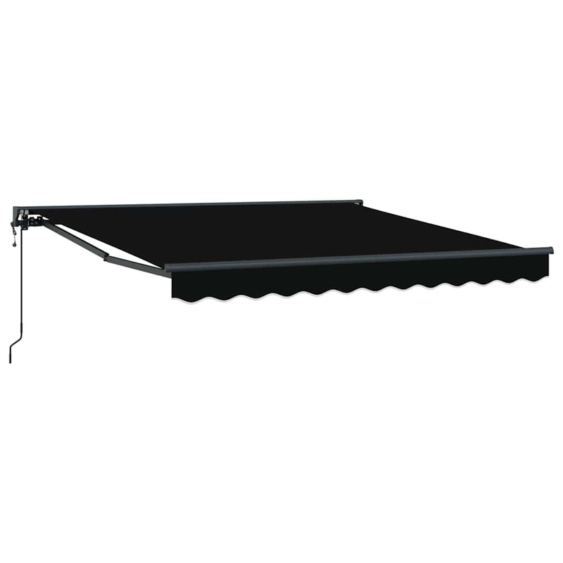 Load image into Gallery viewer, Vidaxl inklapbaar zonnescherm zwart 300 x 250 cm polyester en metaal
