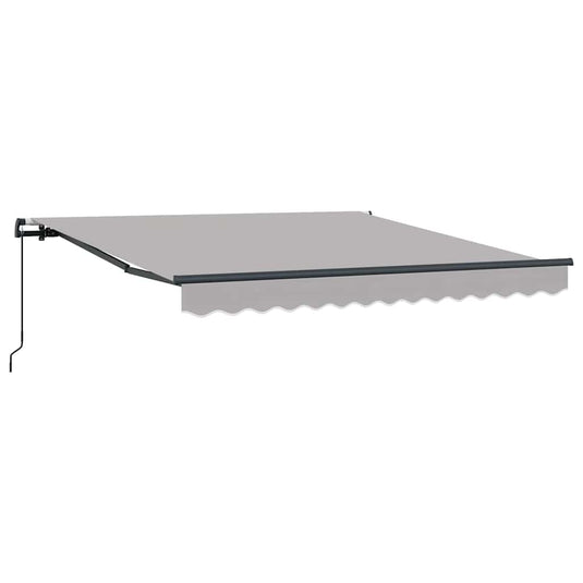 Vidaxl inklapbaar zonnescherm lichtgrijs 300 x 250 cm
