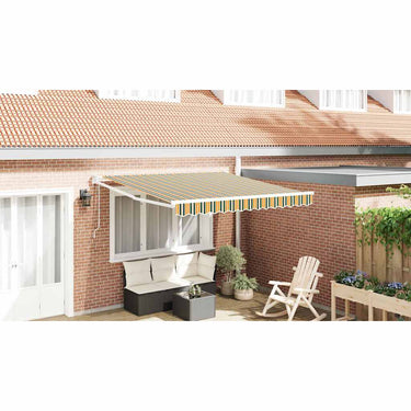 Vidaxl markies groen en geel 300 x 250 x 165 cm polyester