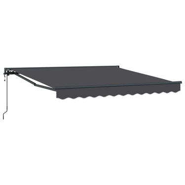 Vidaxl inklapbaar zonnescherm antraciet 350 x 250 cm