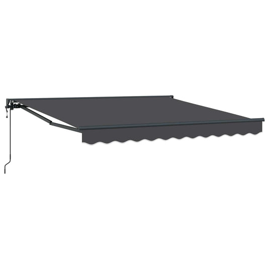 Vidaxl inklapbaar zonnescherm antraciet 350 x 250 cm